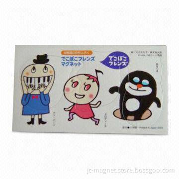 Epoxy Fridge/Soft PVC Magnet with Four Colors Printing, Available in Various Sizes